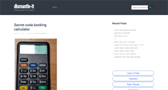 Desktop Screenshot of dismantle-it.com
