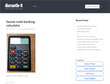 Tablet Screenshot of dismantle-it.com